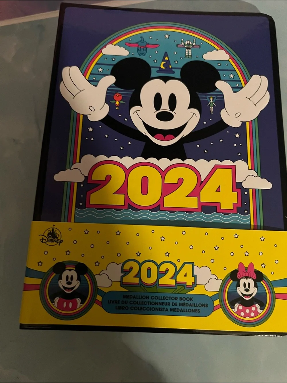 Disney Mickey 2024 Collector Book - Purple & Yellow